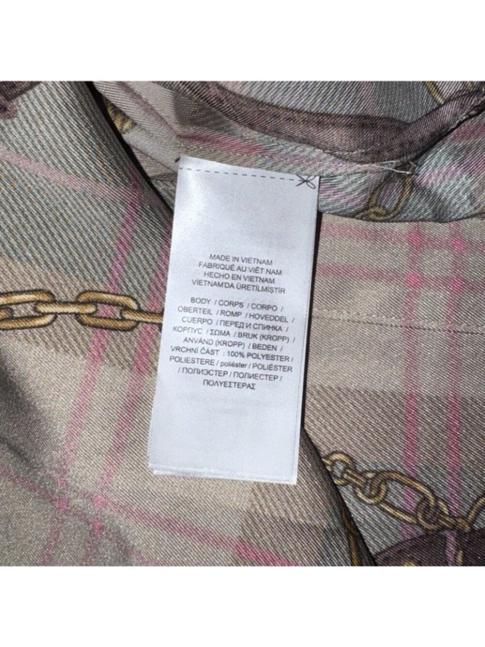 Lauren Ralph Lauren Women's Brown Plaid Twill Equestrian Shirtdress Size 8 - Picture 6 of 12